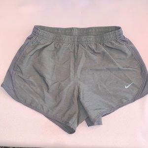 Medium Girls Grey Nike Running Shorts